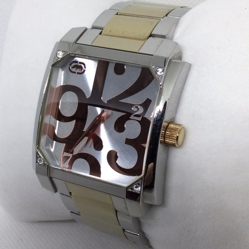 ✨ ECKO UNLTD Tri-Tone Gold, Rose Gold, and Silver Wristwatch ✨